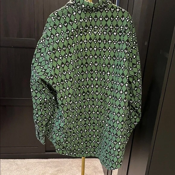Big Bud Press Green and Black Patterned over shirt - Picture 5 of 7